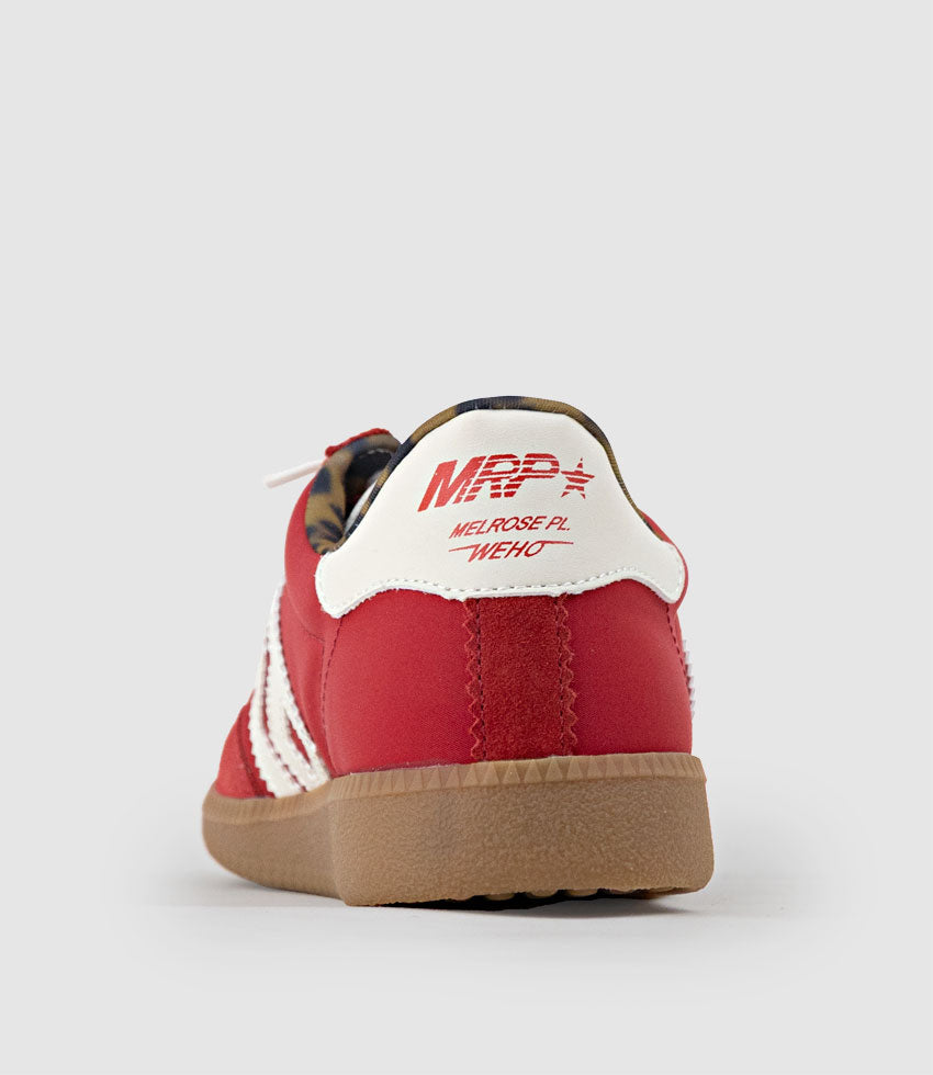 JESTER Sneaker in Solid Red Combo - Edward Meller