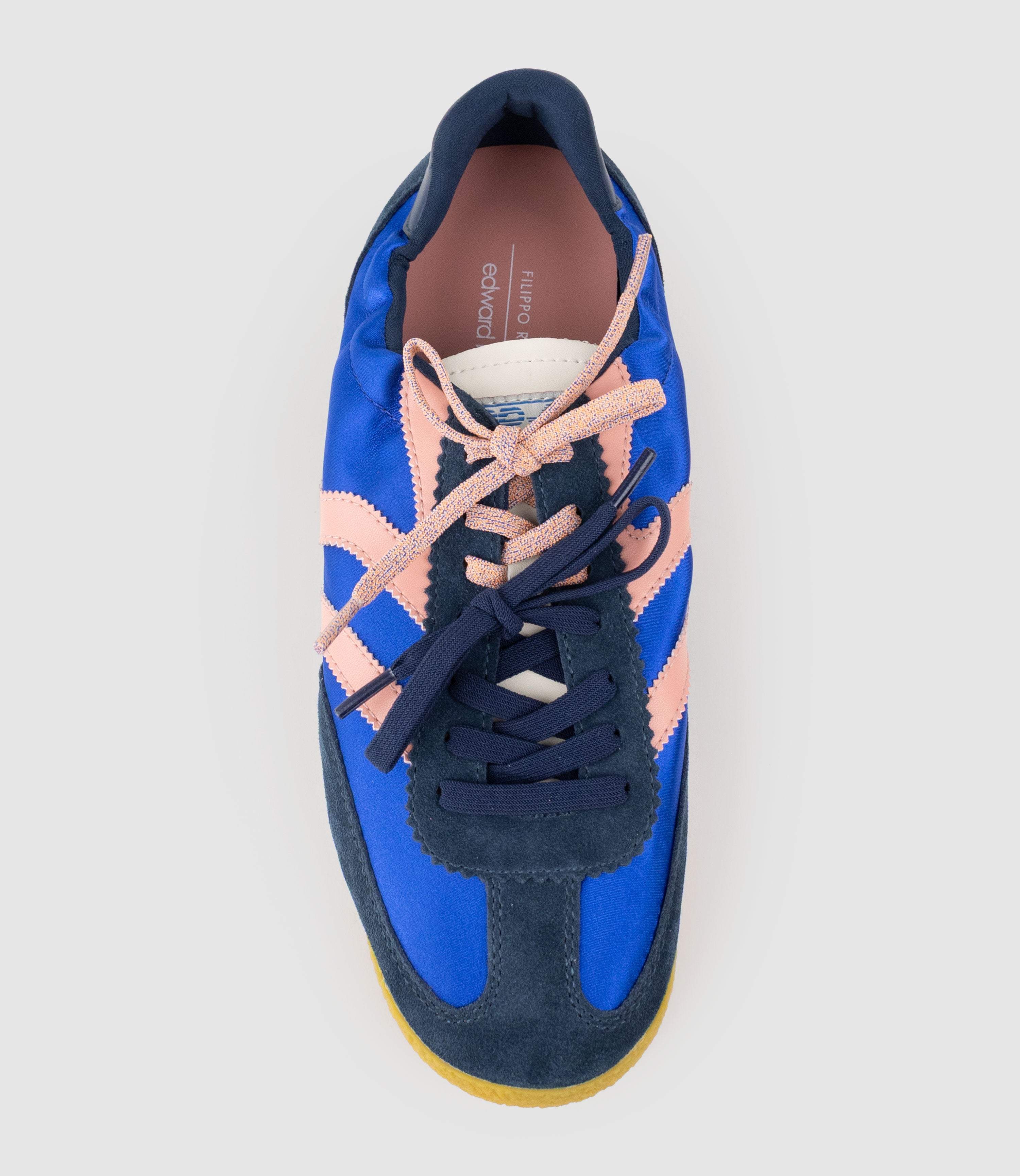 JOVIAL Elastic Sneaker in Blue Combo - Edward Meller