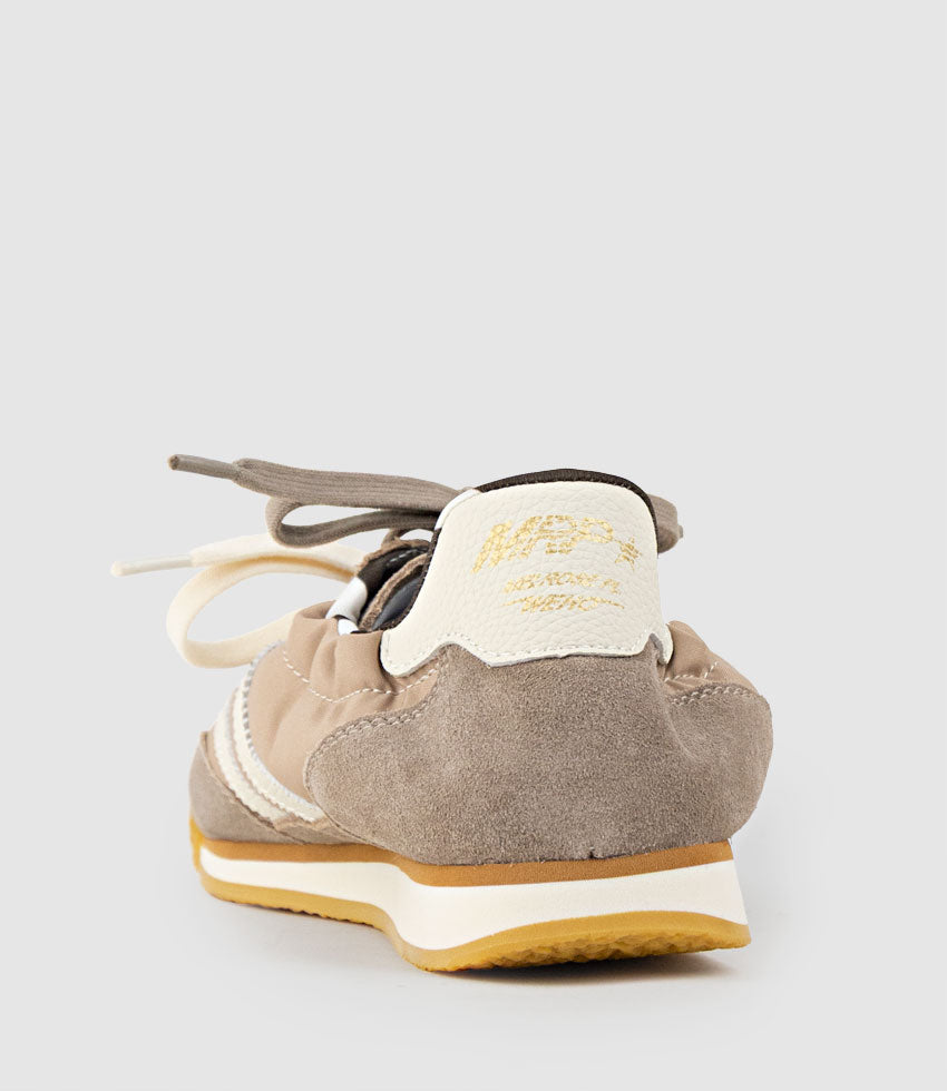 JOVIAL Elastic Sneaker in Neutral Combo