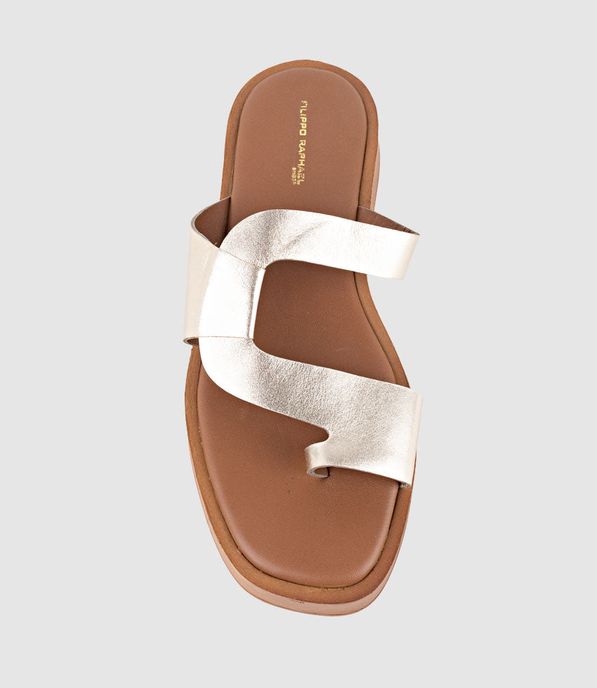 KRISS Asymmetrical Slide on Unit in Platino - Edward Meller