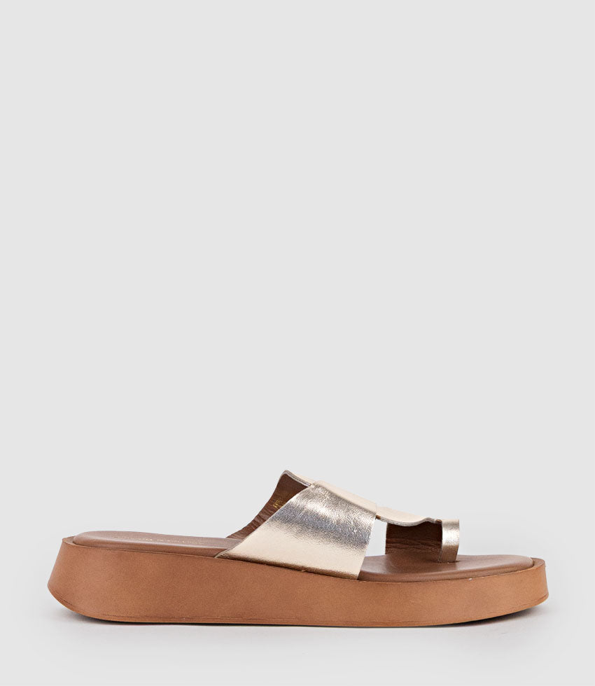 KRISS Asymmetrical Slide on Unit in Platino - Edward Meller