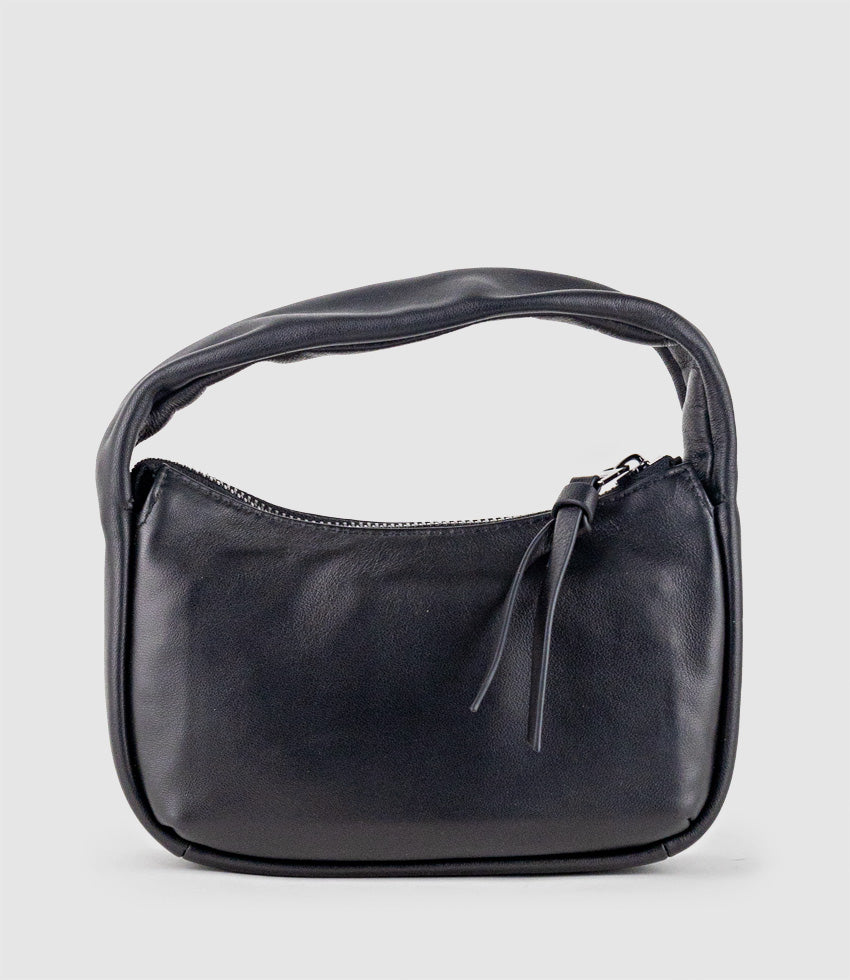 NARA Small Soft Bag in Black - Edward Meller