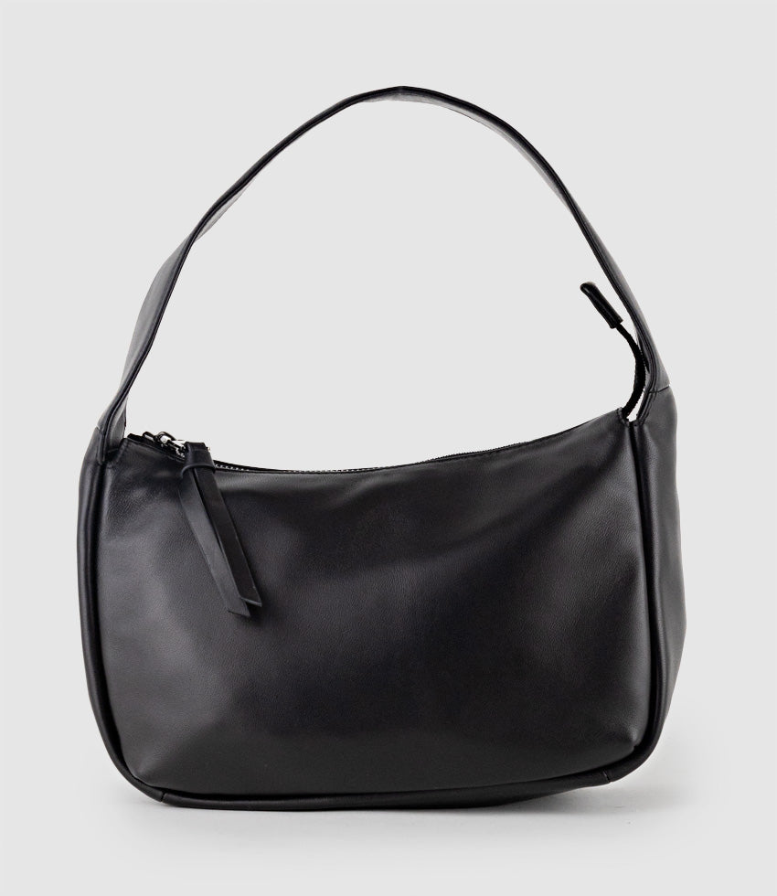 NARINA Large Soft Bag in Black - Edward Meller