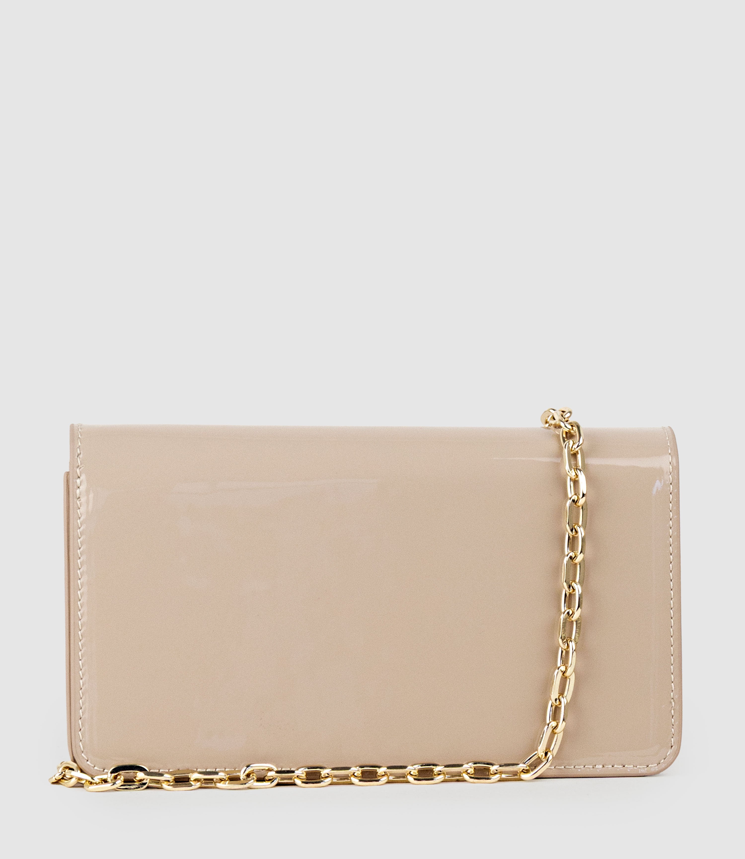 NYX Evening Bag in Blush Patent - Edward Meller
