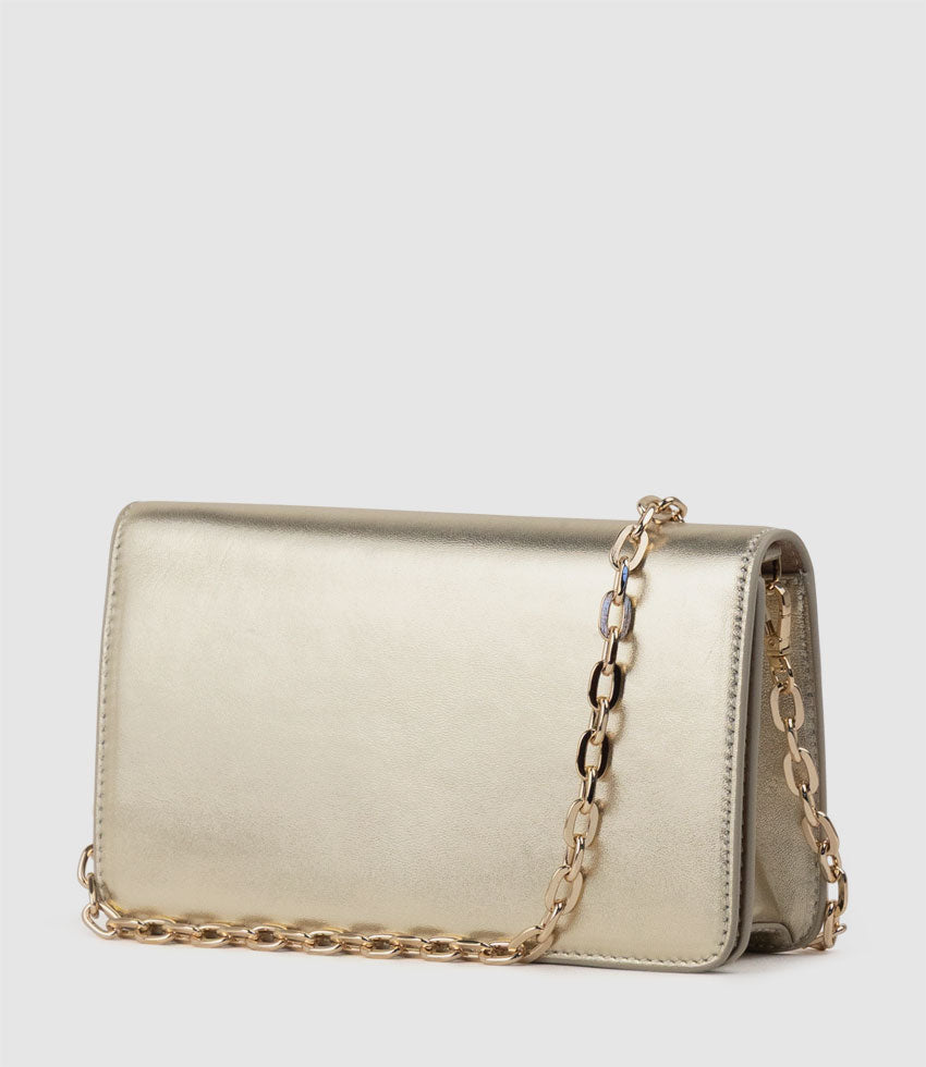 NYX Evening Bag in Pale Gold - Edward Meller