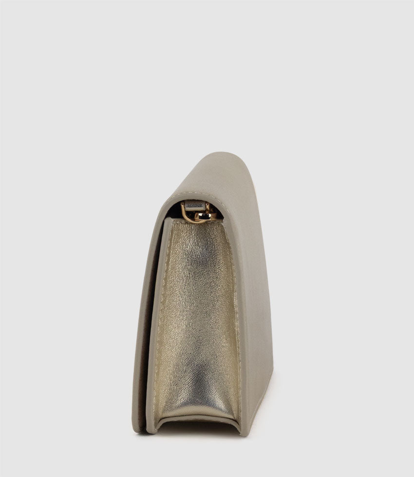 NYX Evening Bag in Pale Gold - Edward Meller