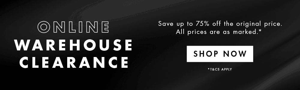 Online Warehouse Clearance. Save up to 75% off the original price. All prices are as marked.* SHOP NOW 
