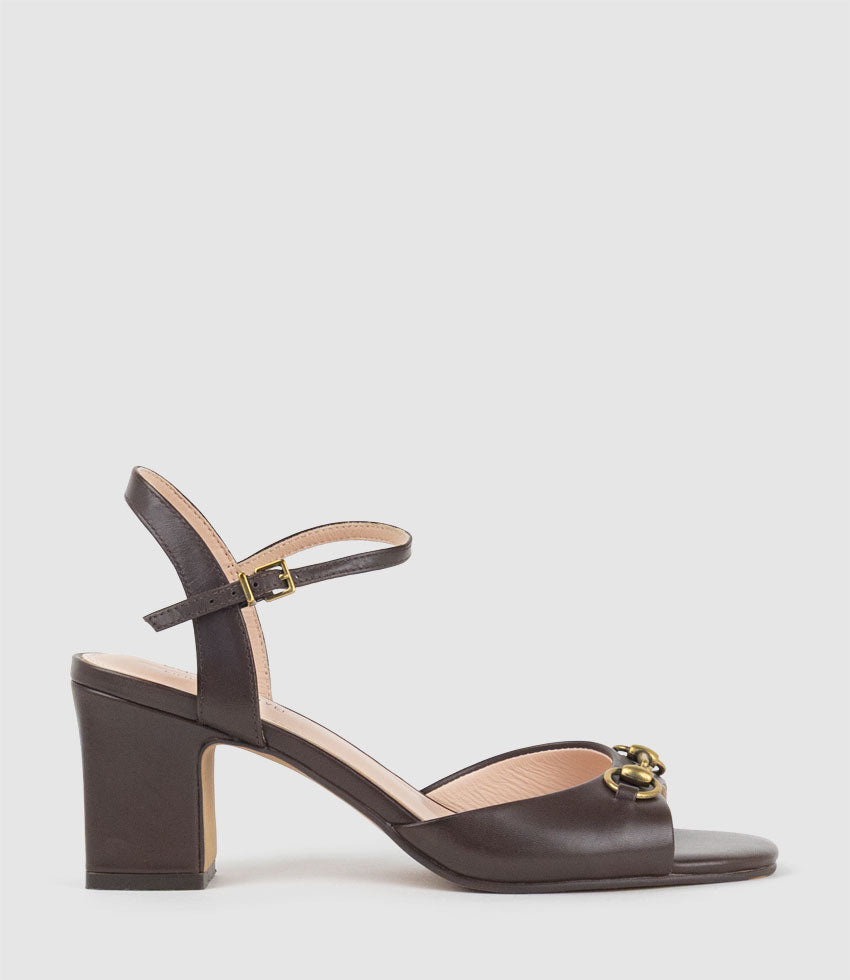 SETRA65 Sandal with Horsebit in Brown Calf - Edward Meller