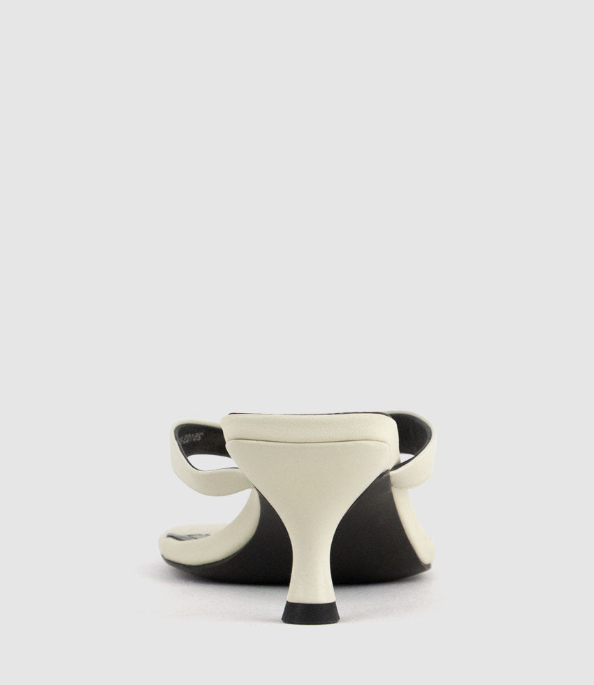 TESLA60 Heeled Thong in White