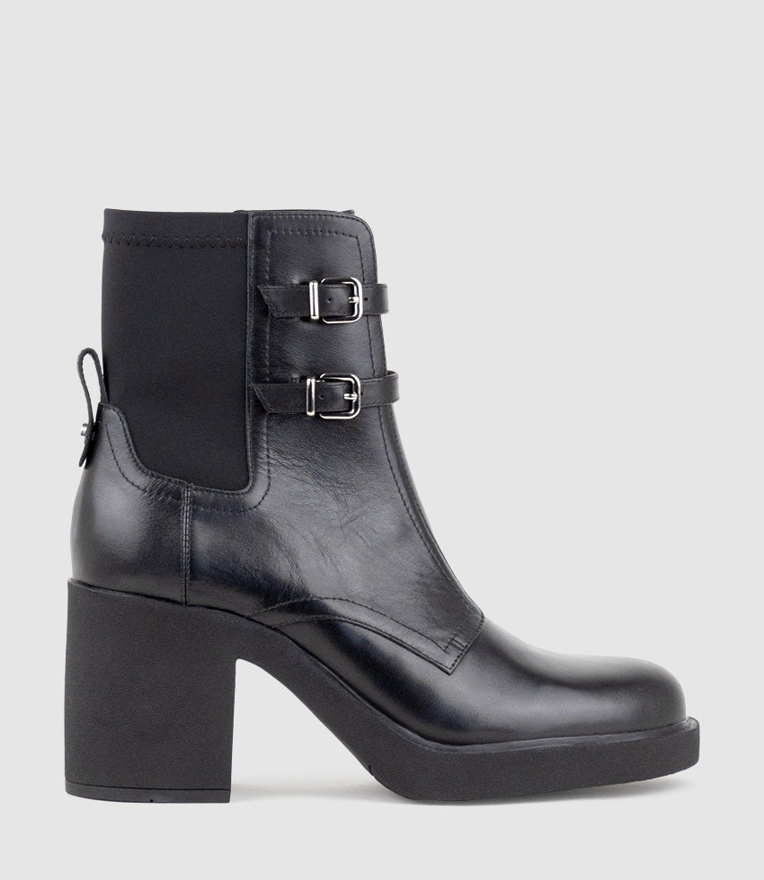 URBAN85 Ankle Boot on Unit in Black Calf - Edward Meller