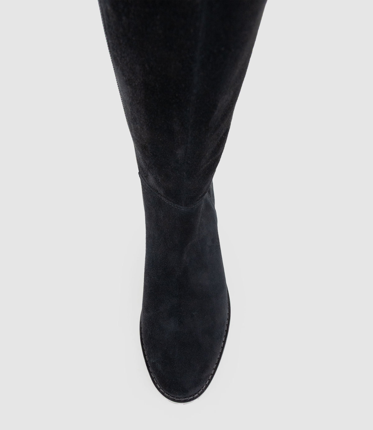 VACANO30 Wide Fit Knee High Boot in Black Suede