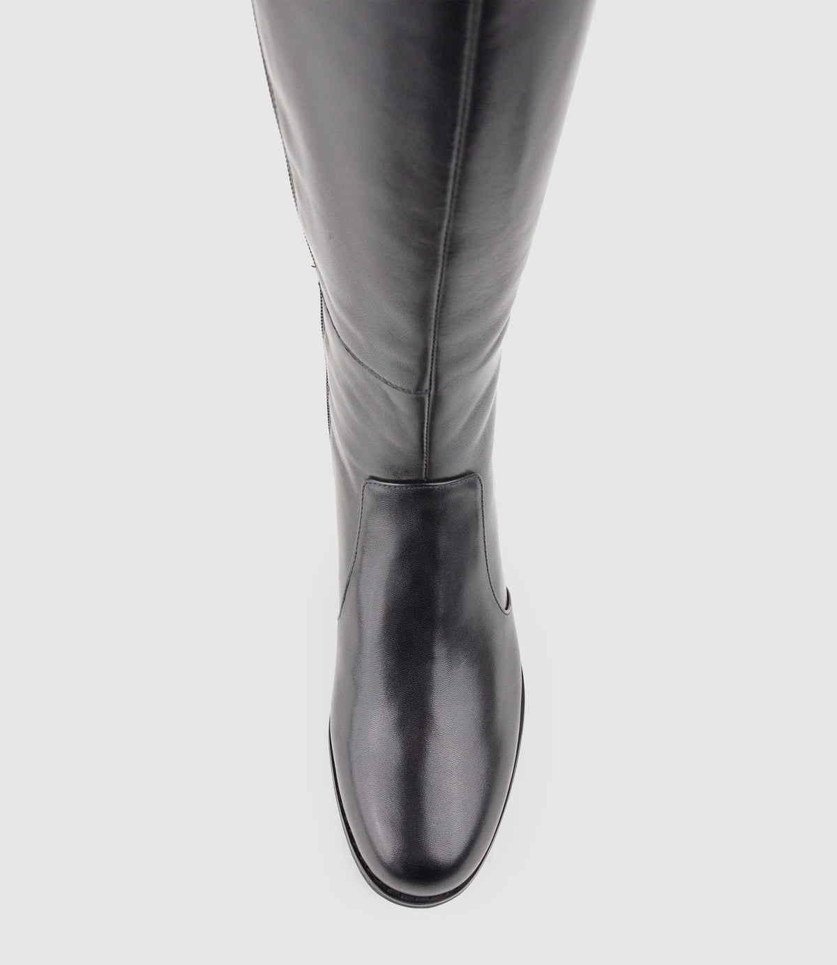 VALE40 Wide Fit Knee High Boot in Black