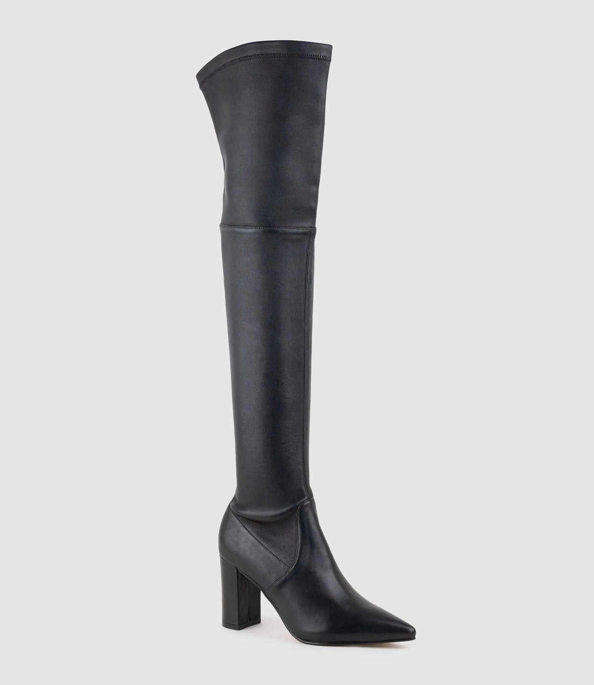 VANESSA85 OTK Stretch Boot in Black - Edward Meller
