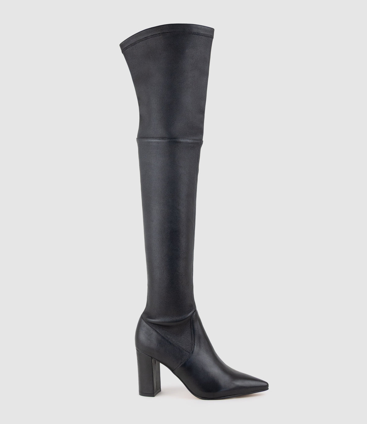 VANESSA85 OTK Stretch Boot in Black - Edward Meller