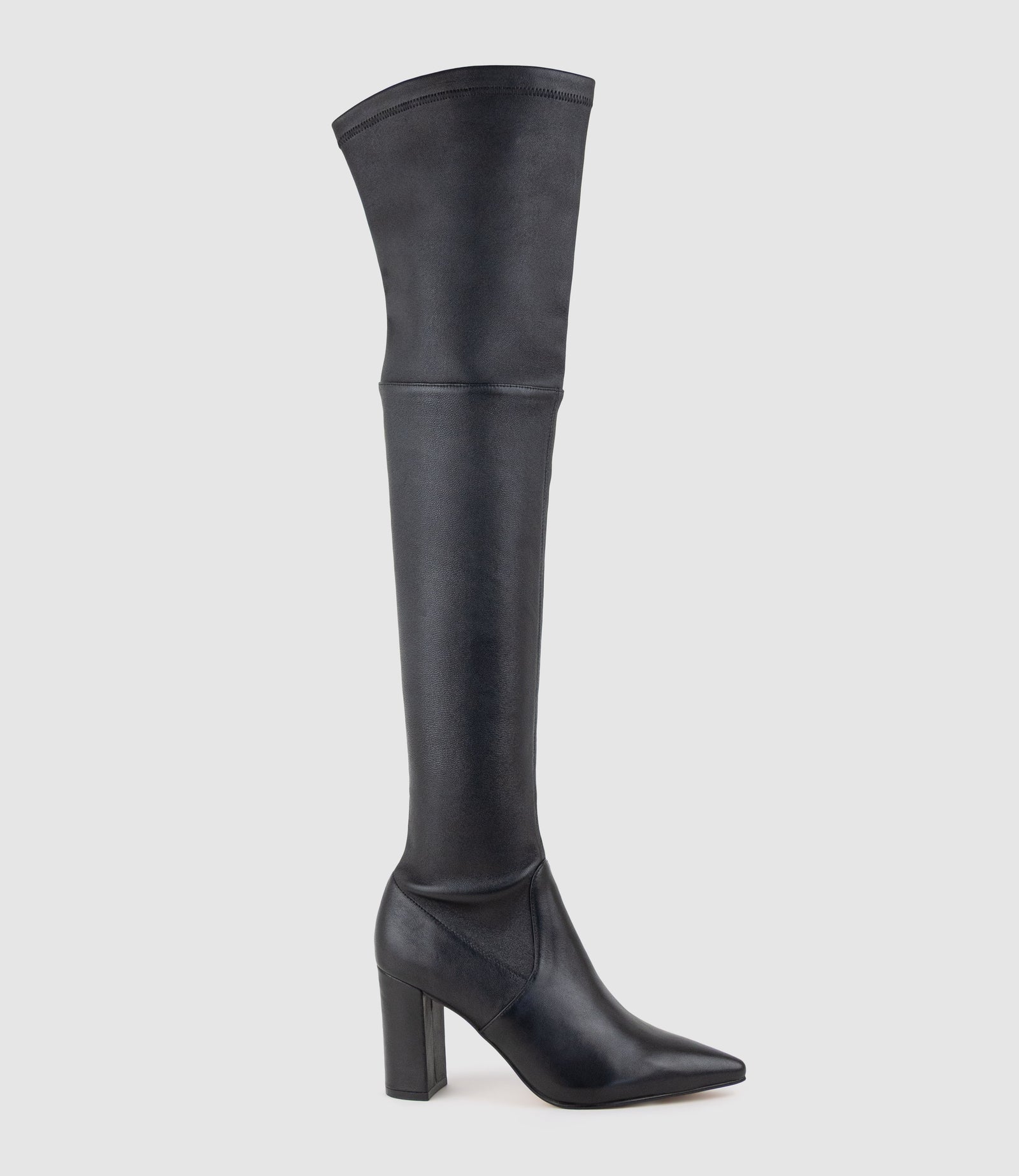 VANESSA85 OTK Stretch Boot in Black - Edward Meller