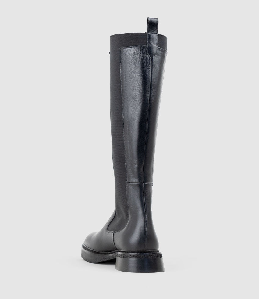 VANETTE Knee High Boot in Black