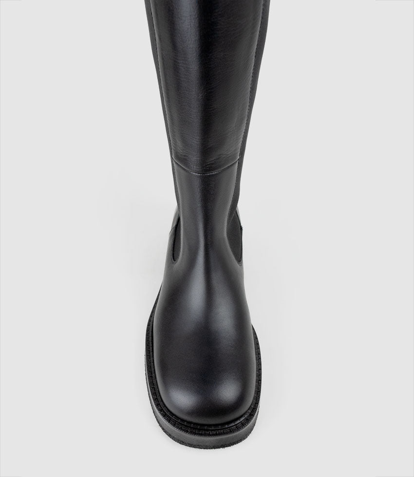 VANETTE Knee High Boot in Black