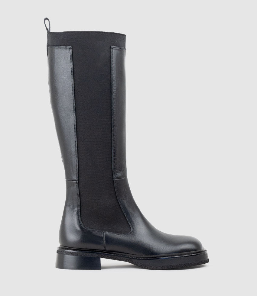 VANETTE Knee High Boot in Black