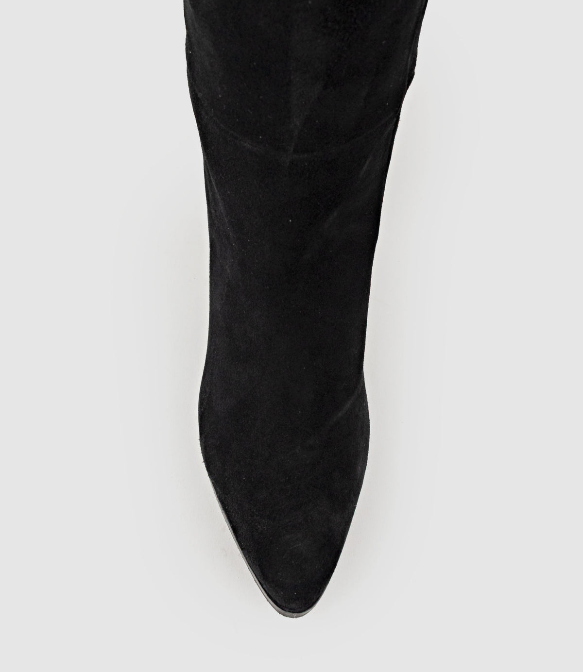 VENNA70 Knee High Boot in Black Suede - Edward Meller