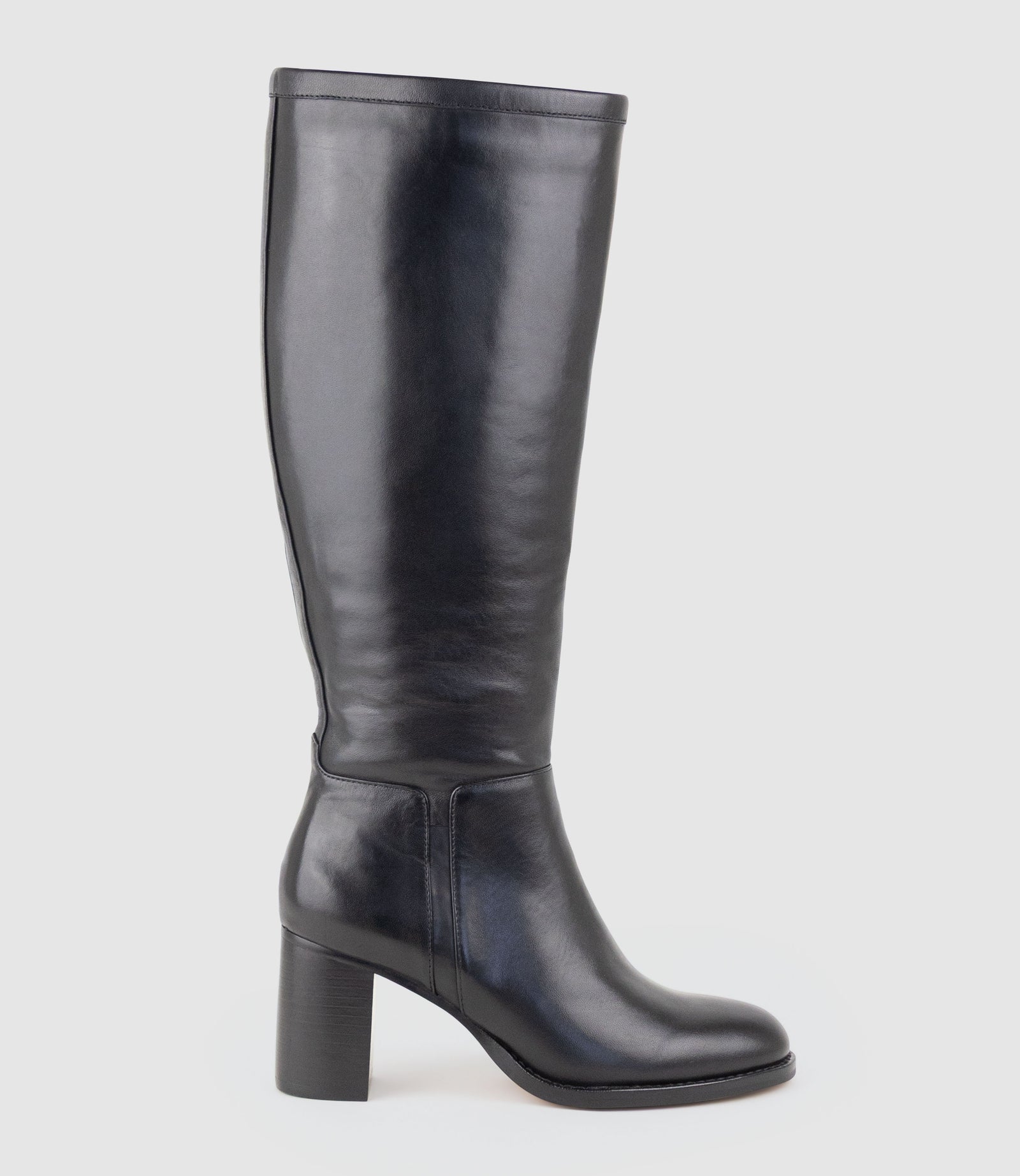 VERONICA70 Wide Fit Knee High Boot in Black