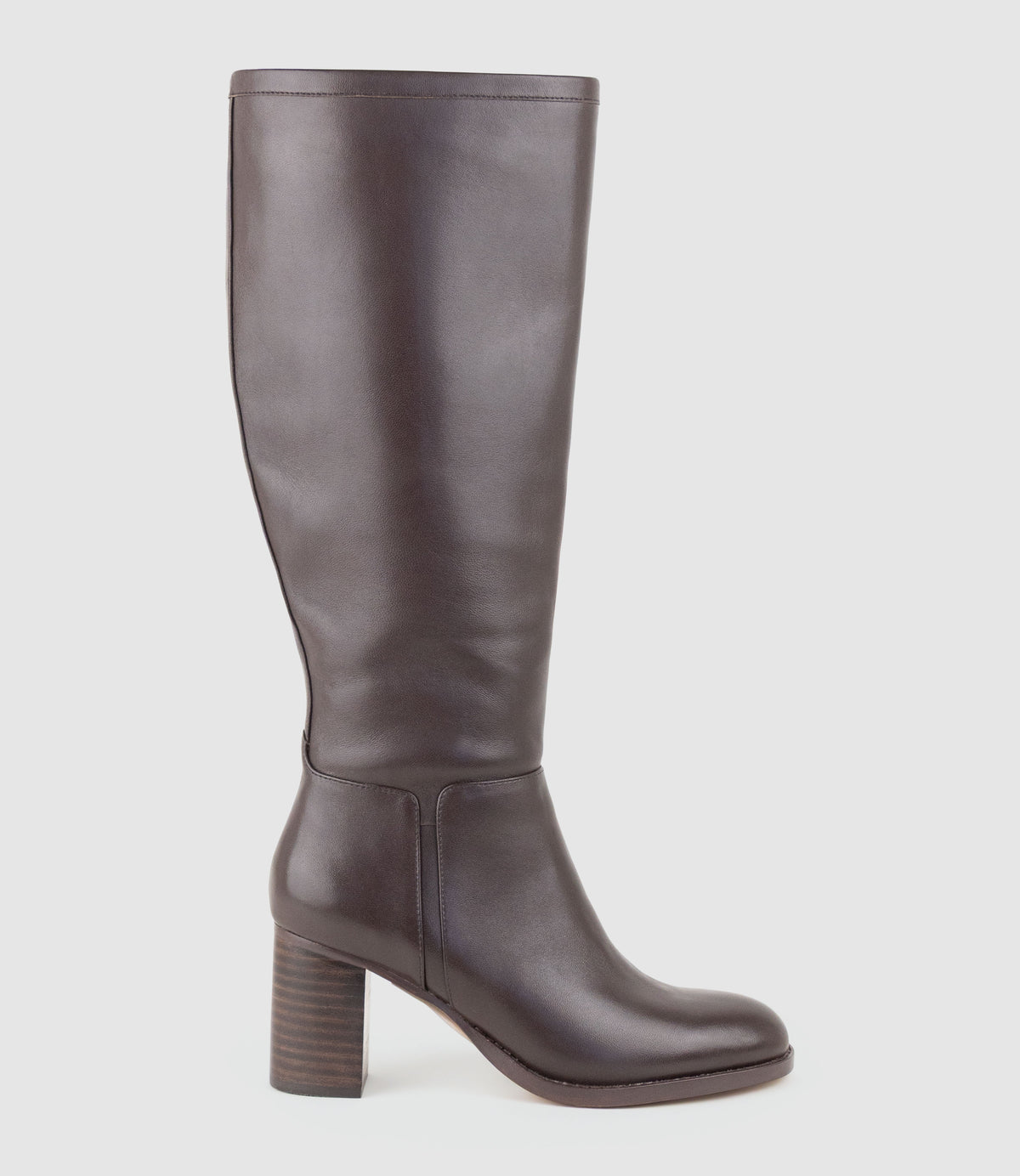 VERONICA70 Wide Fit Knee High Boot in Chocolate