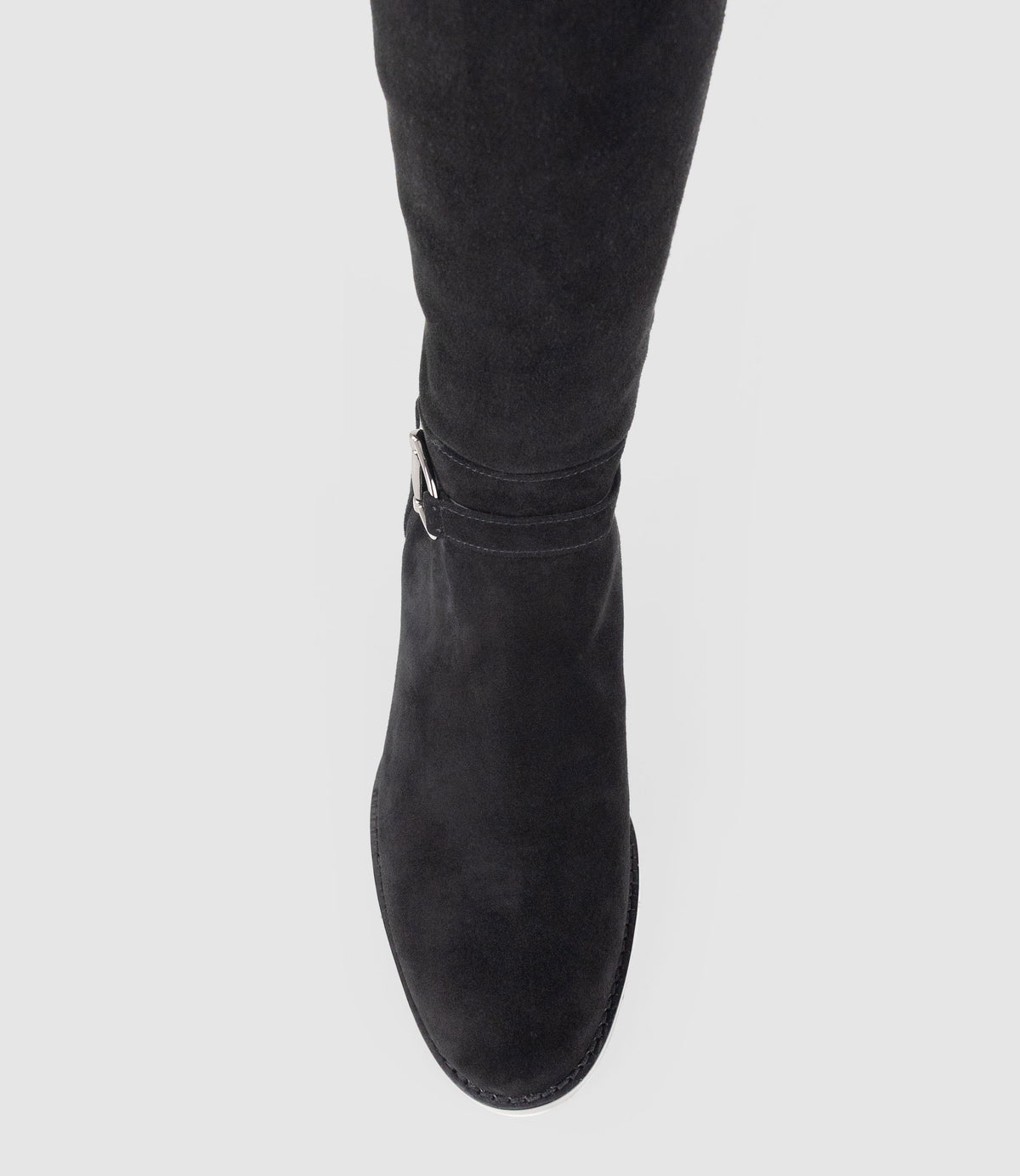 VIRTUAL70 Knee High Boot in Black Suede - Edward Meller