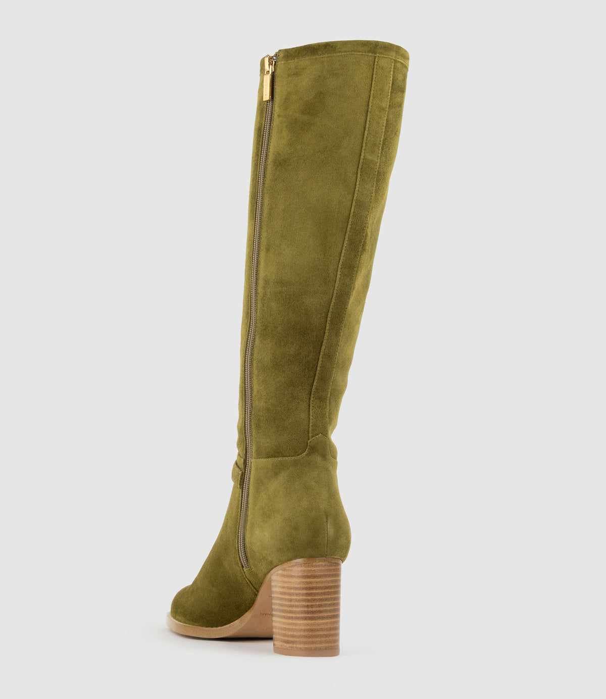 VIRTUAL70 Knee High Boot in Military Suede - Edward Meller