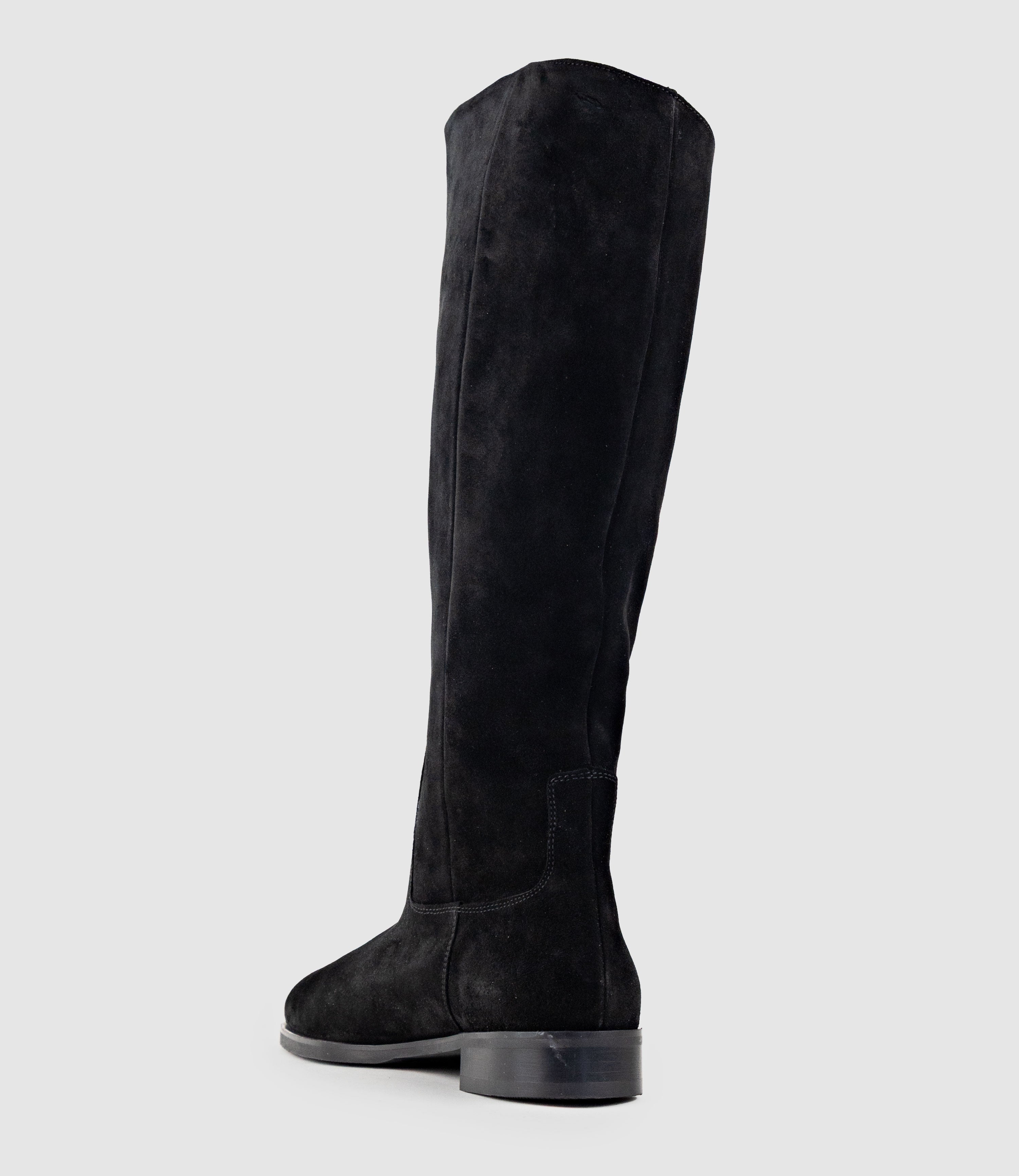 VORMIR Knee High Boot in Black Suede - Edward Meller