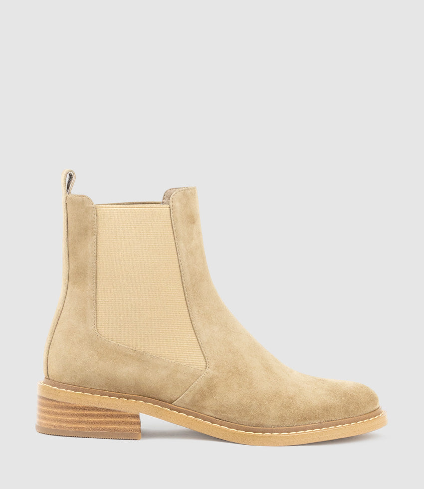 WALKER30 Chukka Boot in Camel Suede - Edward Meller