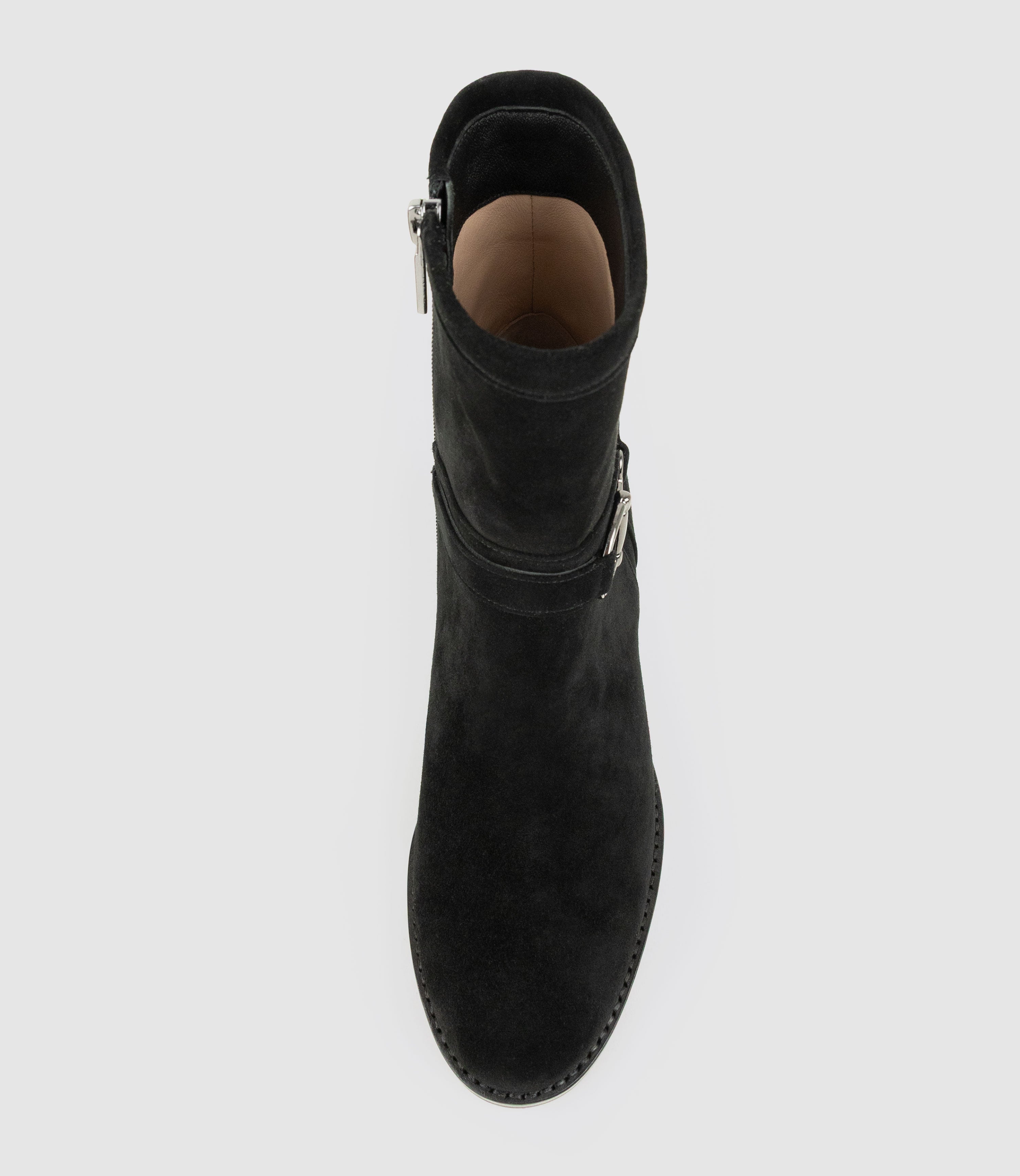ZIERA70 Ankle Boot in Black Suede - Edward Meller