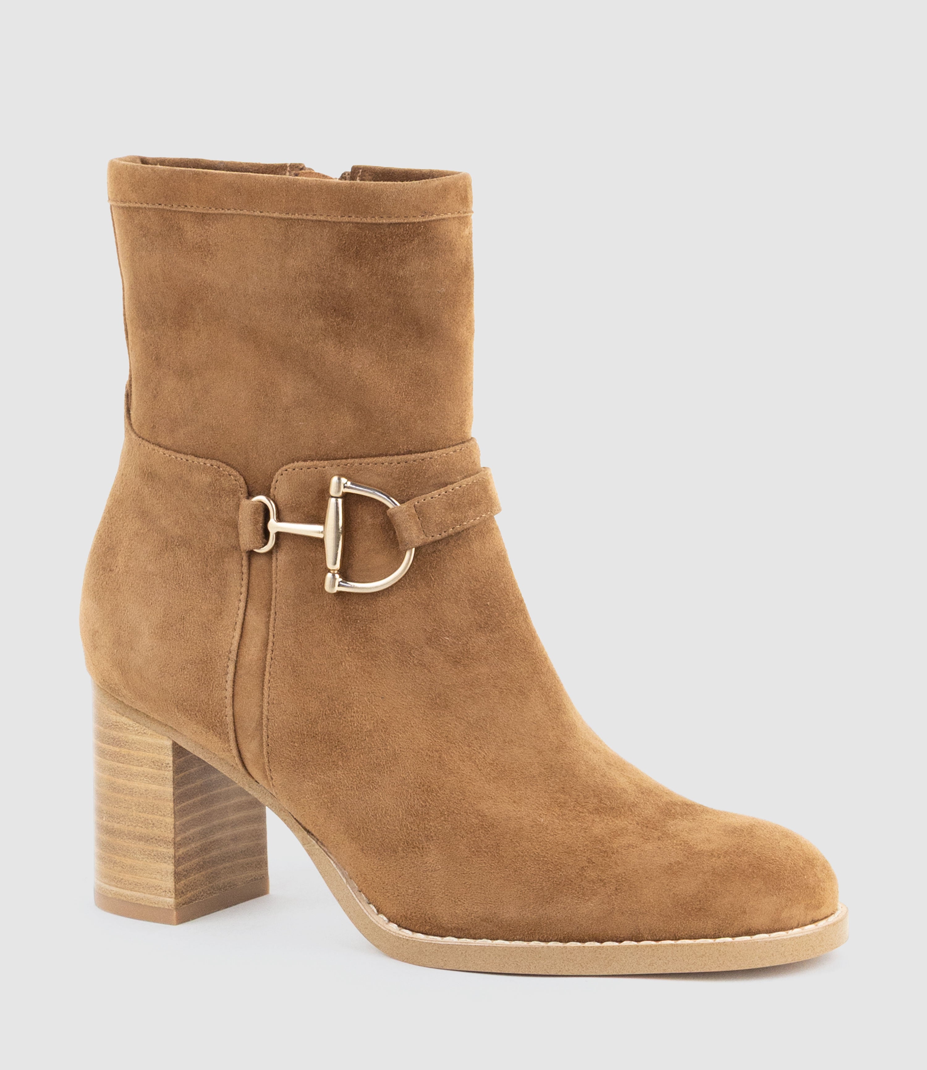 ZIERA70 Ankle Boot in Tan Suede - Edward Meller