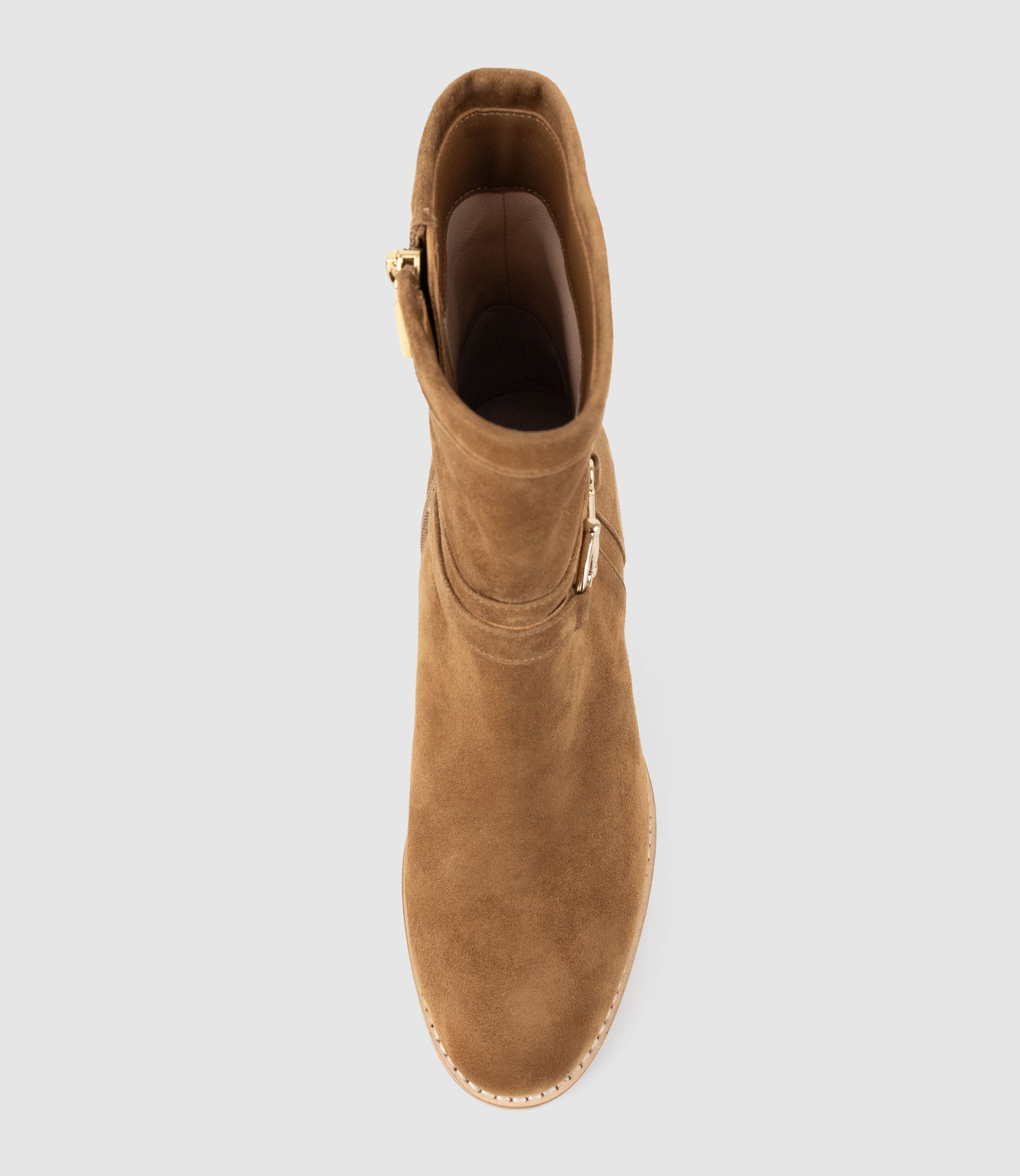 ZIERA70 Ankle Boot in Tan Suede - Edward Meller