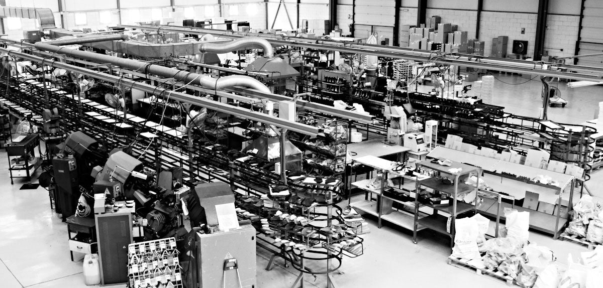View of the Spanish factory floor.
