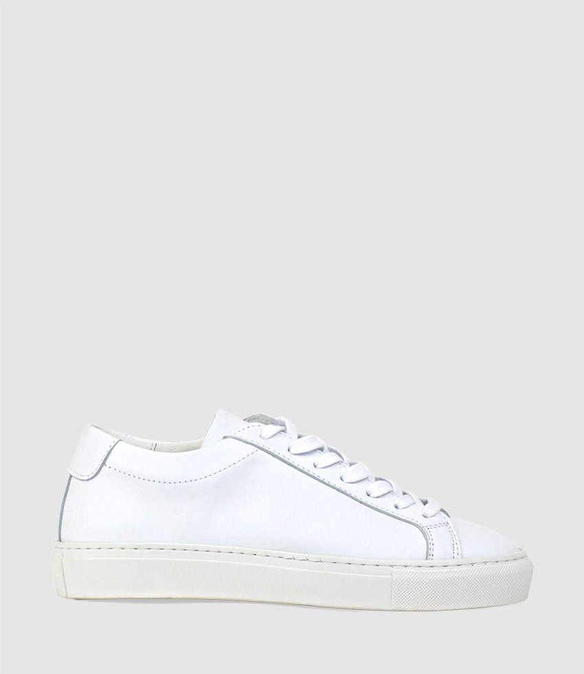 JACKSON Low Profile Sneaker in White - Edward Meller