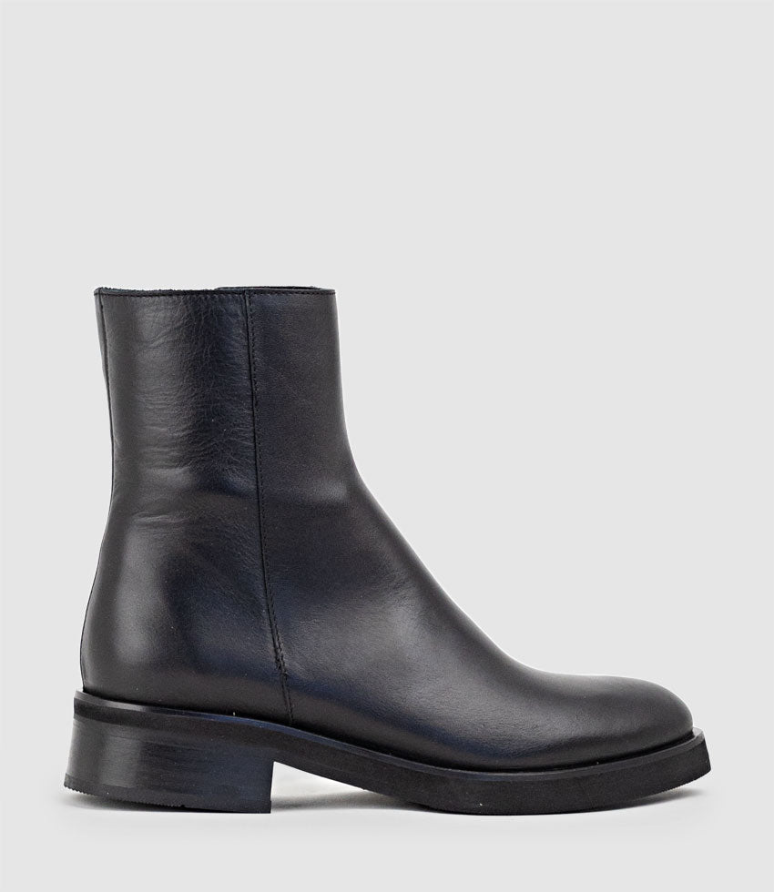 URIAS Classic Ankle Boot in Black - Edward Meller